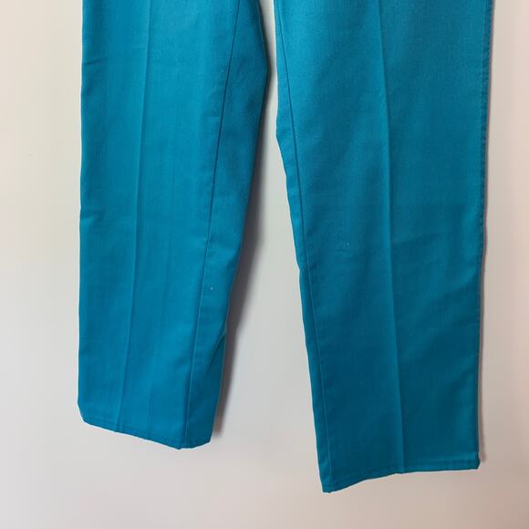 Diane Von Furstenburg Vintage Blue High Waisted Pants Jeans - Picture 4 of 10